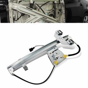 07-13 Chevy Silverado GMC Sierra Extended Cab Power Window Regulator w/Motor - Rear Left Driver Side