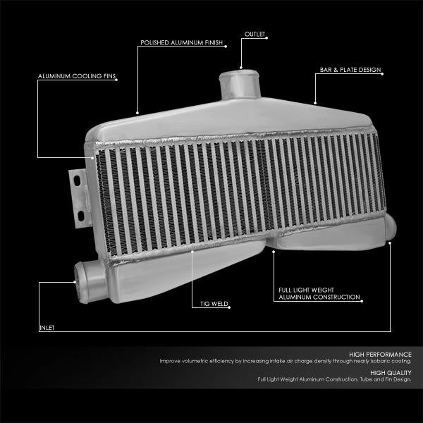 07-14 Chevy Silverado Bar & Plate Aluminum Intercooler - 27.5 in. x 14.5 in. x 3.5 in.
