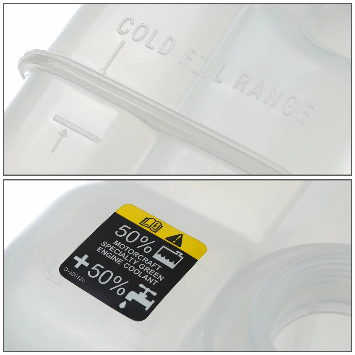 07-15 Lincoln MKX Ford Edge 3.5L 3.7L Coolant Overflow Reservoir w/ Cap