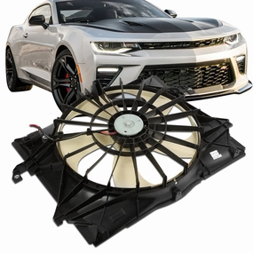 09-12 Dodge Ram Truck 1500 3.7L Radiator Cooling Fan Assembly - CH3115164