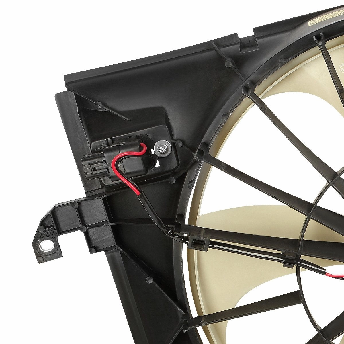 09-12 Dodge Ram Truck 1500 3.7L Radiator Cooling Fan Assembly - CH3115164