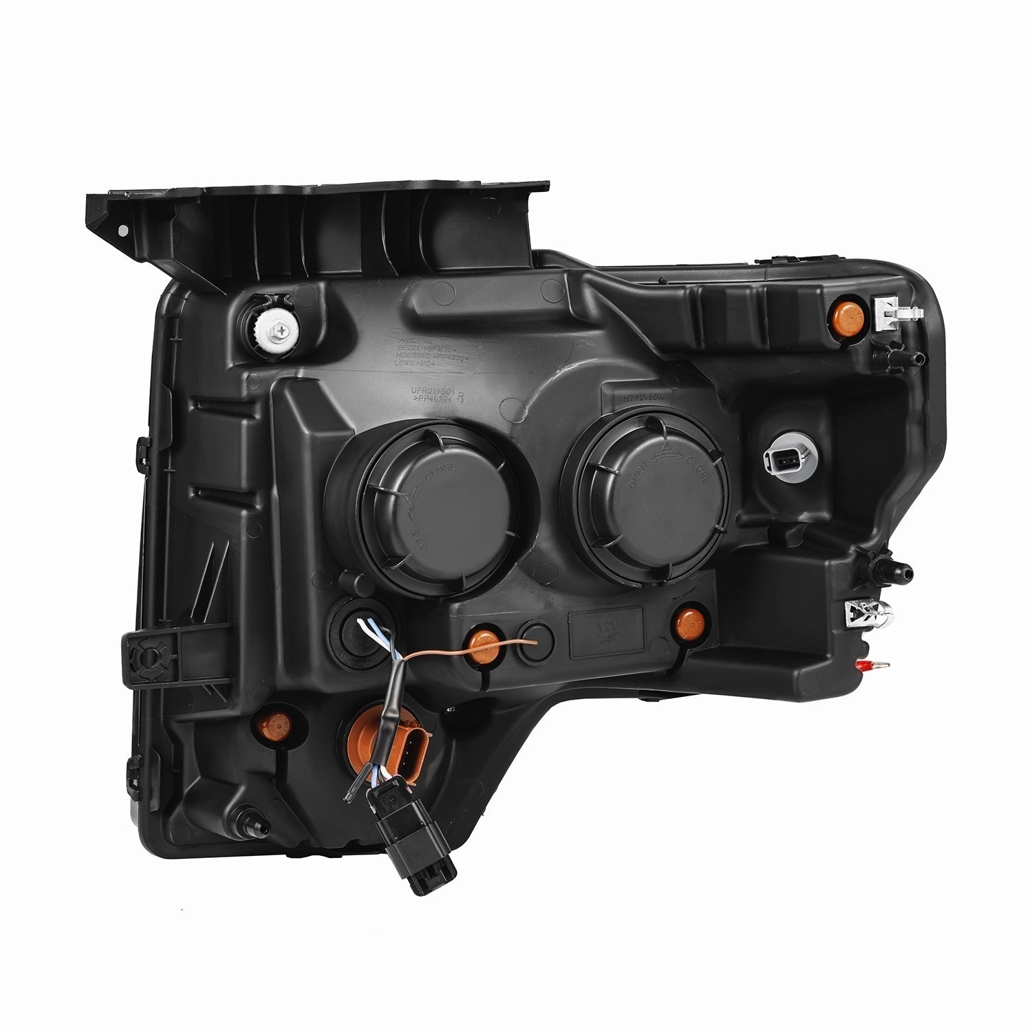 09-14 Ford F150 MKII NOVA-Series LED Projector Headlights Alpha-Black