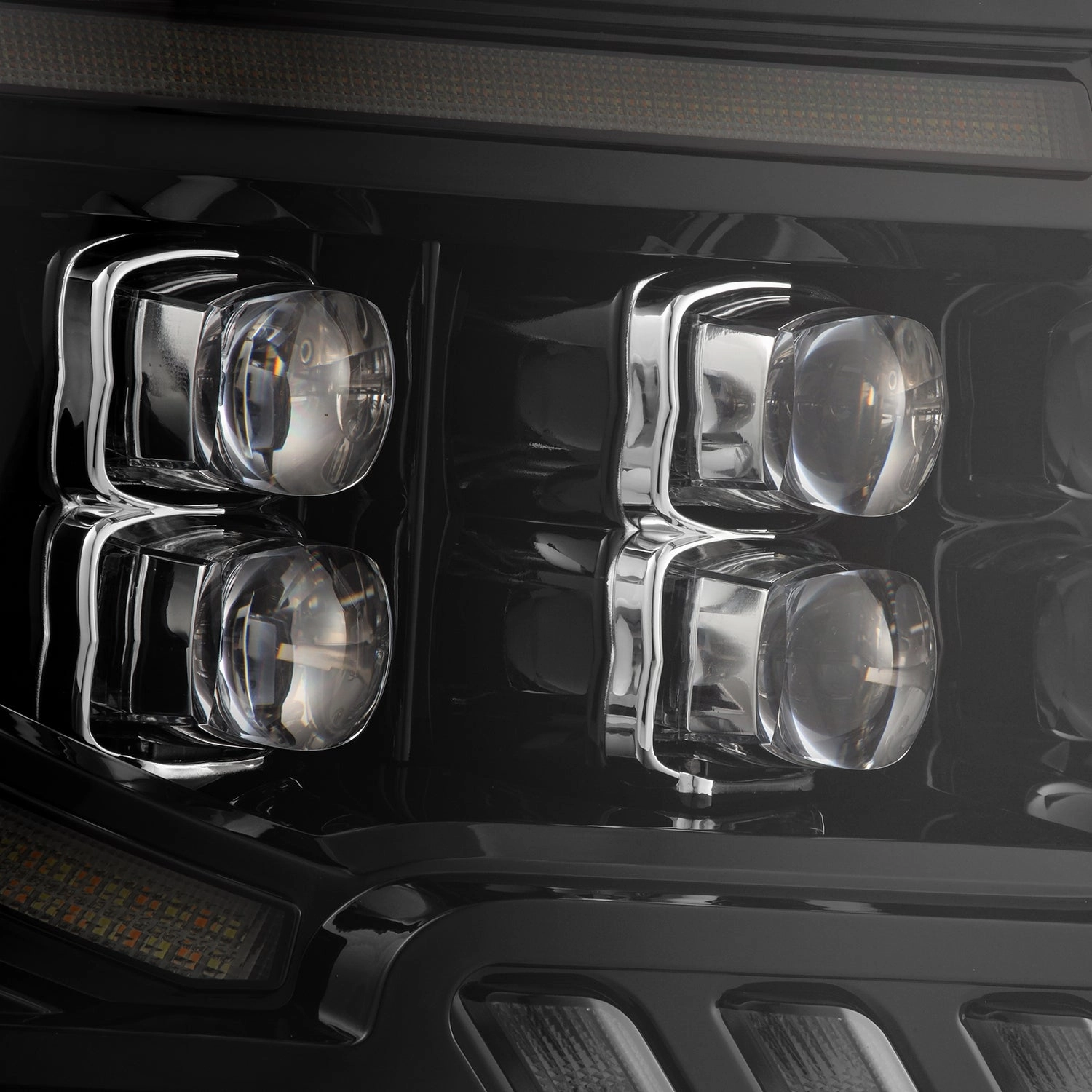09-14 Ford F150 MKII NOVA-Series LED Projector Headlights Alpha-Black