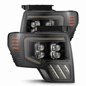 09-14 Ford F150 MKII NOVA-Series LED Projector Headlights Alpha-Black