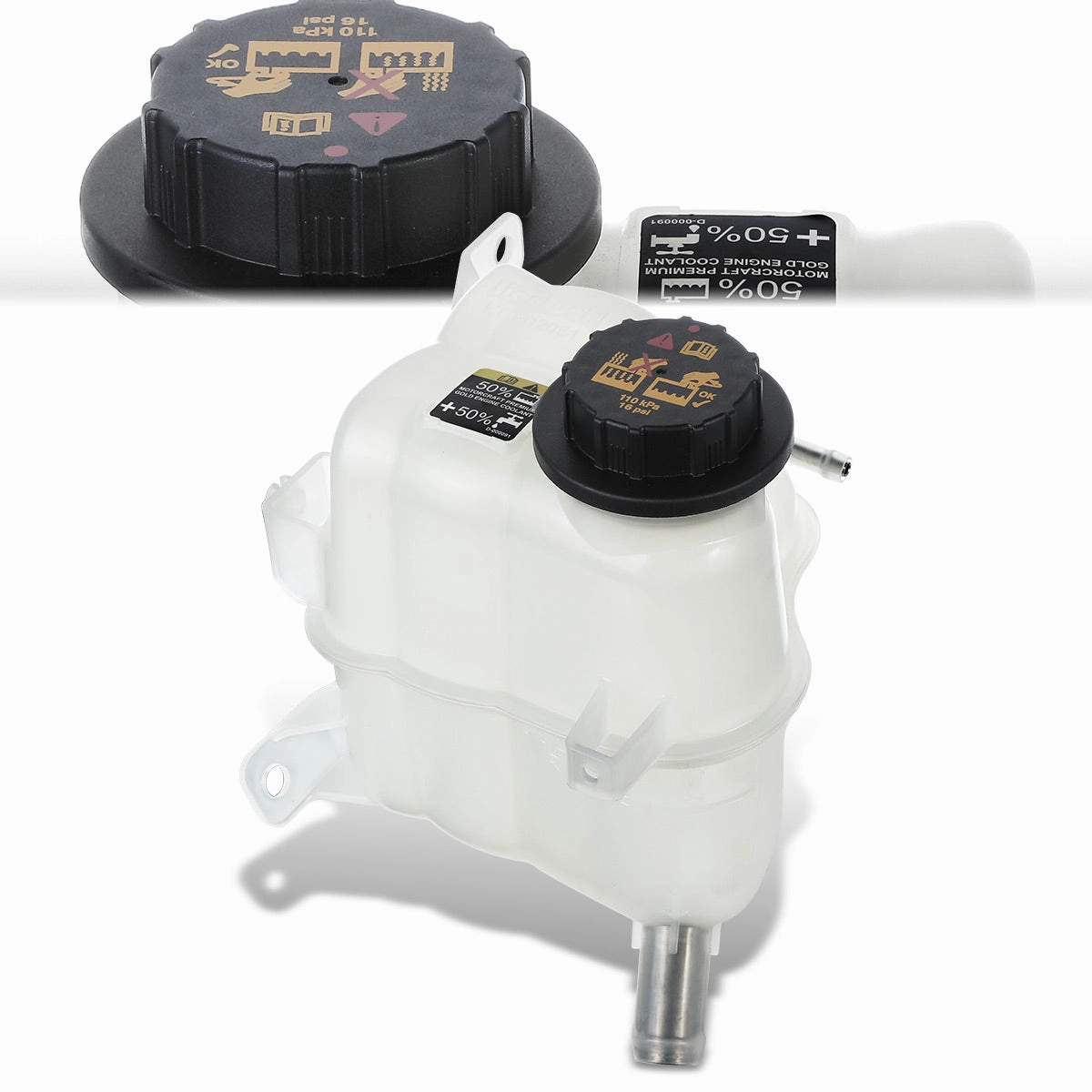 09-17 Ford Flex Lincoln MKT 3.5L 3.7L Coolant Overflow Reservoir w/ Cap