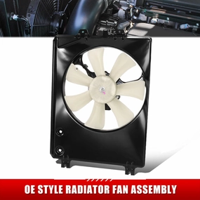 10-13 Acura MDX Radiator Cooling Fan Assembly Passenger/ Right - 38616RYEA11