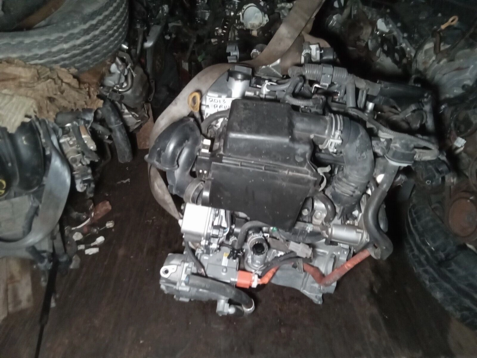 12 13 14 15 16 17 18 19 TOYOTA PRIUS C 1.5L ENGINE MOTOR ASSEMBLY 1NZFXE VIN B3