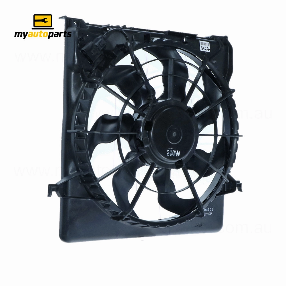 12 v Radiator Fan Assembly Aftermarket Suits Hyundai i30 FD 2007 to 2012 2 Mounts