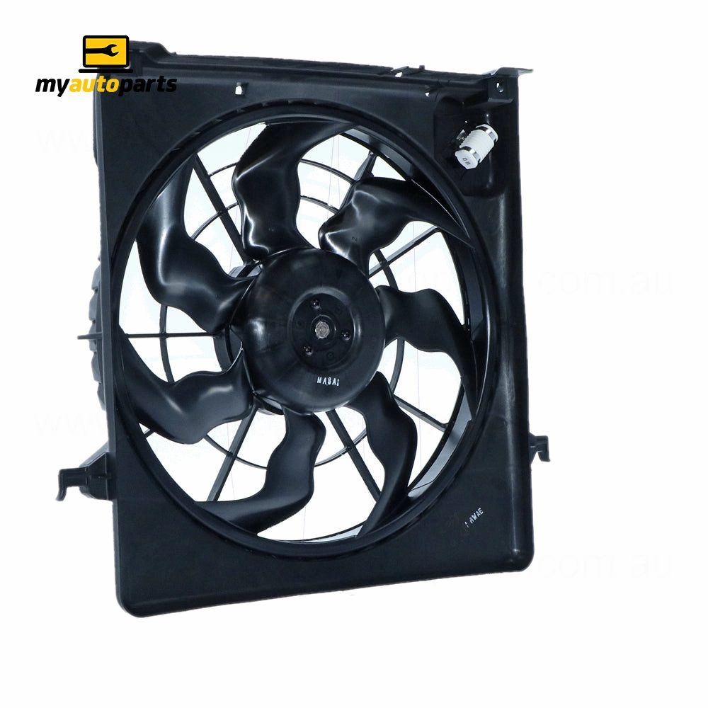 12 v Radiator Fan Assembly Aftermarket Suits Hyundai i30 FD 2007 to 2012 2 Mounts