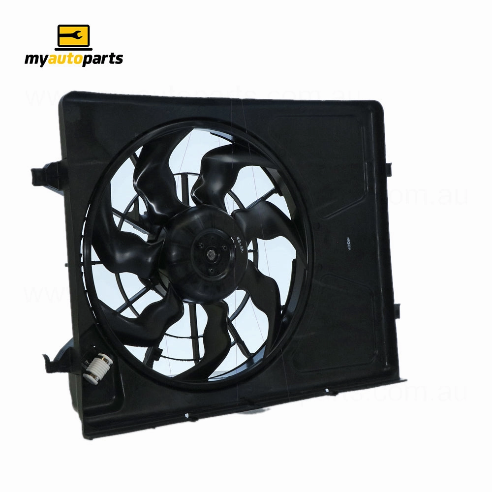 12 v Radiator Fan Assembly Aftermarket Suits Hyundai i30 FD 2007 to 2012 4 Mounts
