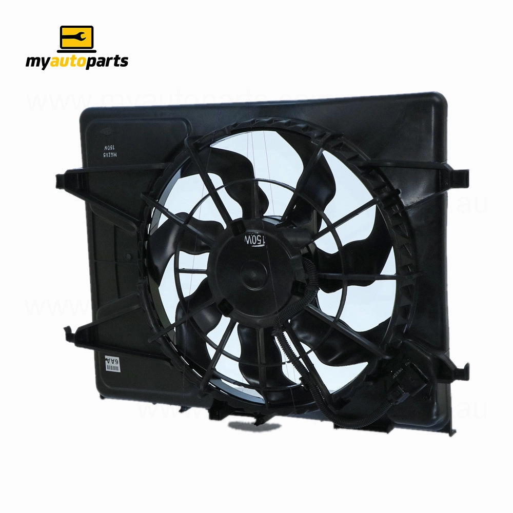 12 v Radiator Fan Assembly Aftermarket Suits Hyundai i30 FD 2007 to 2012 4 Mounts