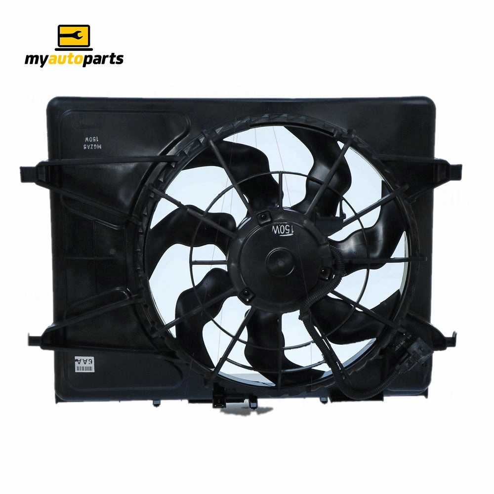 12 v Radiator Fan Assembly Aftermarket Suits Hyundai i30 FD 2007 to 2012 4 Mounts