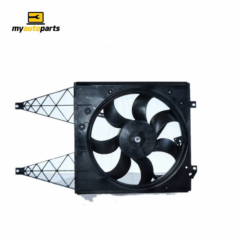 12 v Radiator Fan Assembly Aftermarket Suits Volkswagen Polo 9N 2005 to 2010