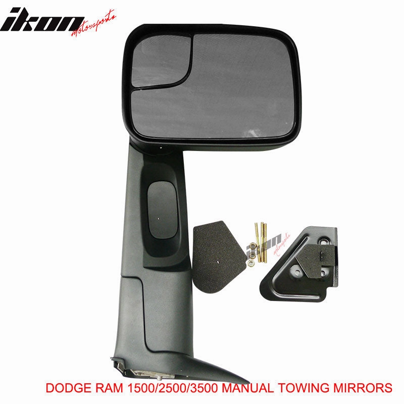 1994-2001 Dodge Ram 1500 1994-2002 2500 3500 Towing Mirrors &Bracket