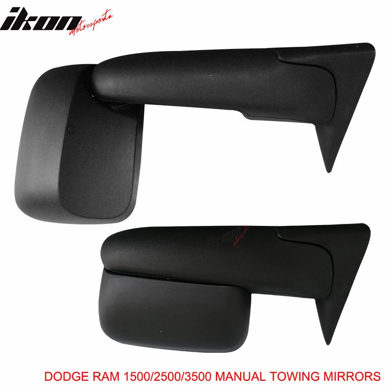 1994-2001 Dodge Ram 1500 1994-2002 2500 3500 Towing Mirrors &Bracket