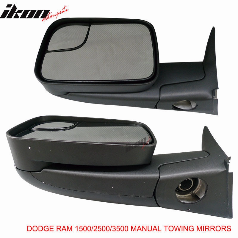 1994-2001 Dodge Ram 1500 1994-2002 2500 3500 Towing Mirrors &Bracket
