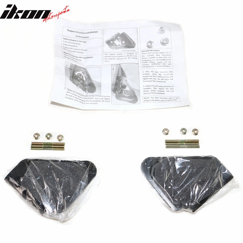 1994-2002 Ram 1500 2500 3500 Towing Side View Tow Mirrors Power 2PC