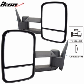 1999-2007 Chevyado GMC Sierra Side View Towing Mirror Manual