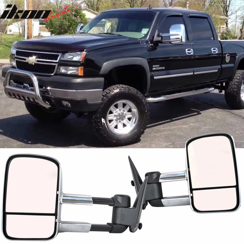 1999-2007 Silverado Sierra Rear View Towing Mirror Manual Housing