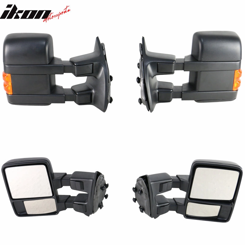 1999-2015 Ford F250 F350 F450 F550 Super Duty Rear View Towing Mirrors