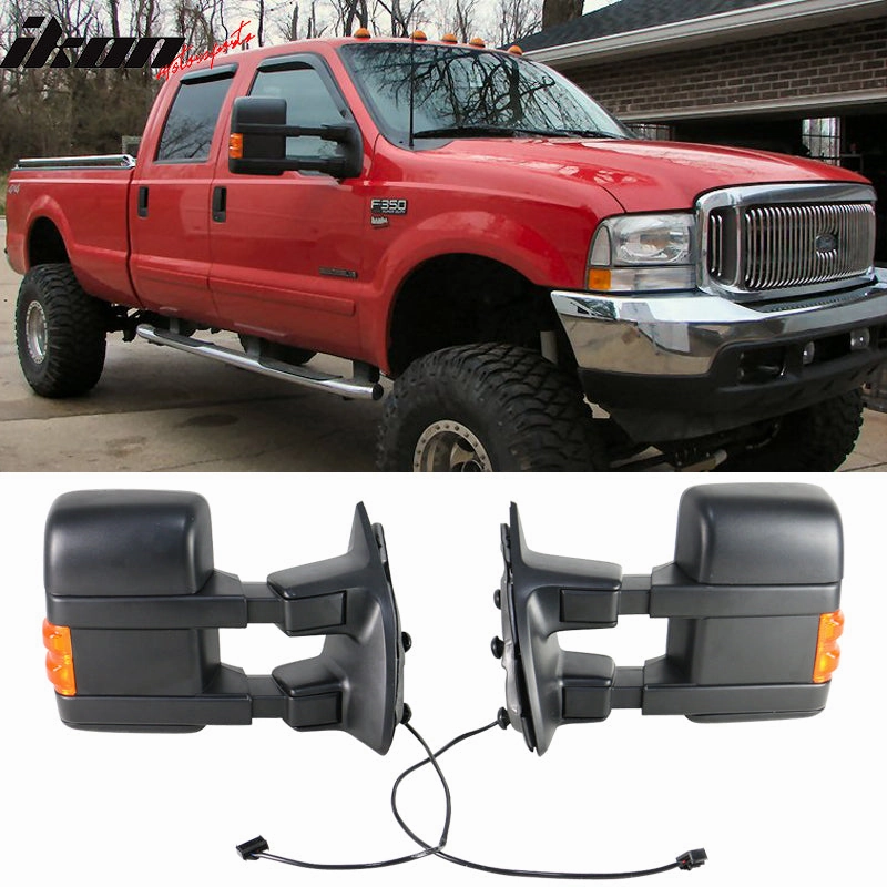 1999-2015 Ford F250 F350 F450 F550 Super Duty Rear View Towing Mirrors