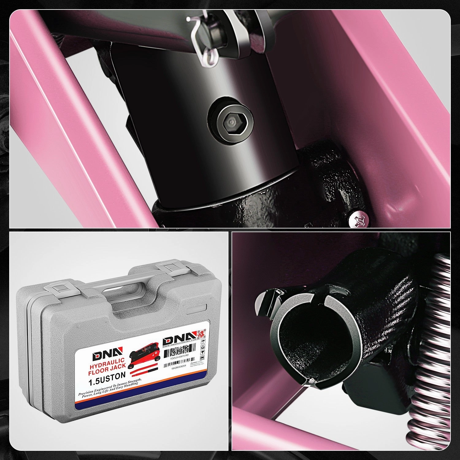 1.5 Ton Floor Jack [ A Variety of color options] <br> Lifting Range: 5.5 to 15.35 in.