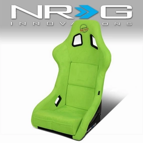 1 Piece Large Green Alcantara Fabric Bucket Racing Seat <br>Universal
