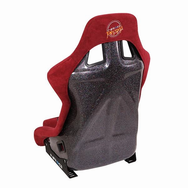 1 Piece Large Maroon Alcantara Fabric Bucket Racing Seat <br>Universal
