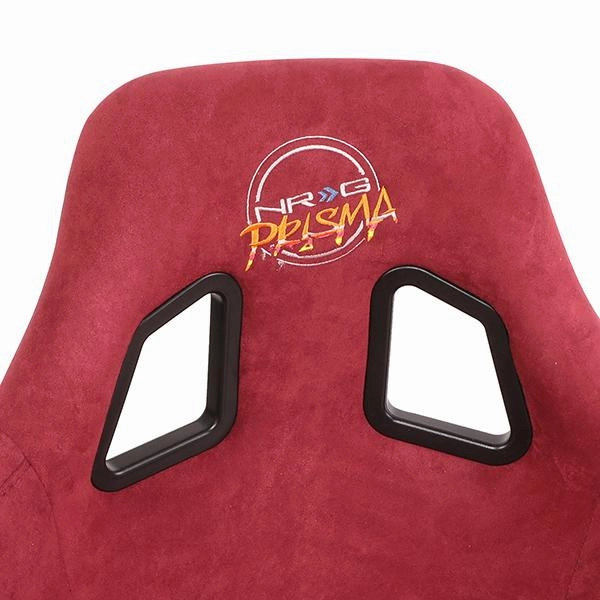 1 Piece Large Maroon Alcantara Fabric Bucket Racing Seat <br>Universal