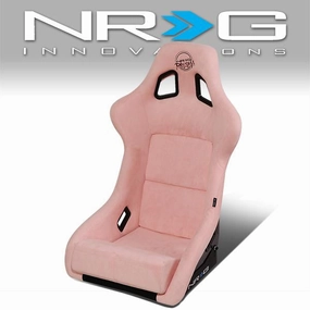 1 Piece Large Pink Alcantara Fabric Bucket Racing Seat <br>Universal