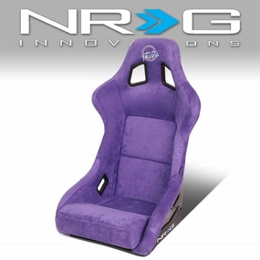 1 Piece Large Purple Alcantara Fabric Bucket Racing Seat <br>Universal