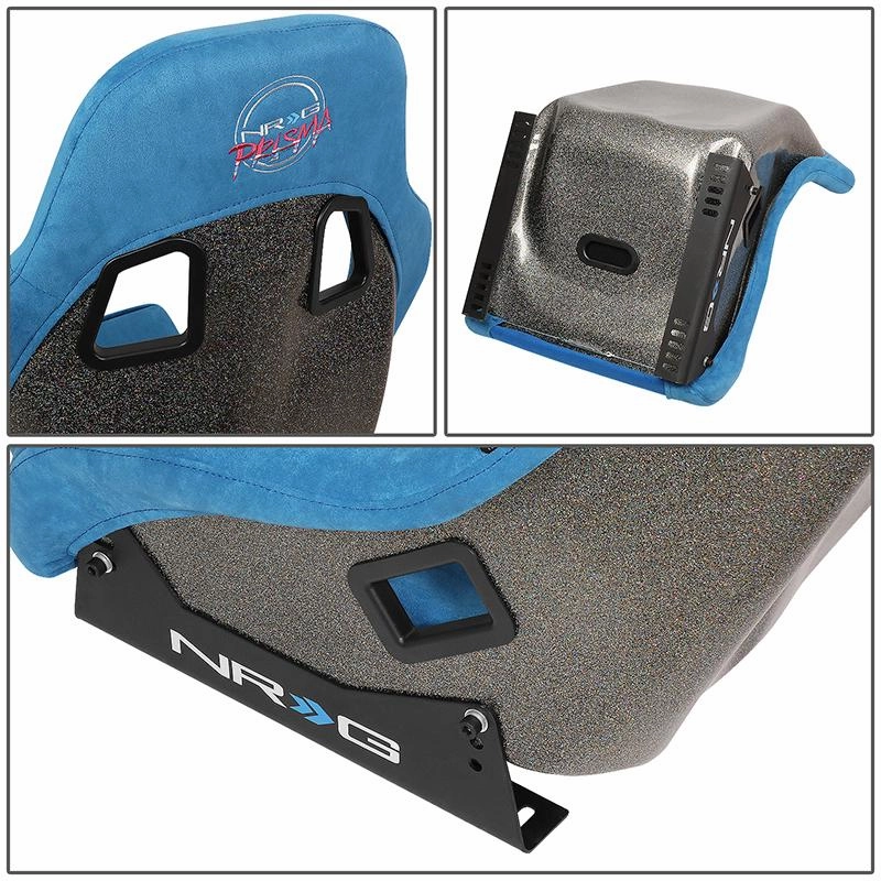 1 Piece Medium Alcantara Prisma Ultra Fixed Bucket Racing Seat <br>Universal
