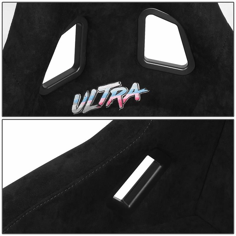 1 Piece Medium Alcantara Prisma Ultra Fixed Bucket Racing Seat <br>Universal