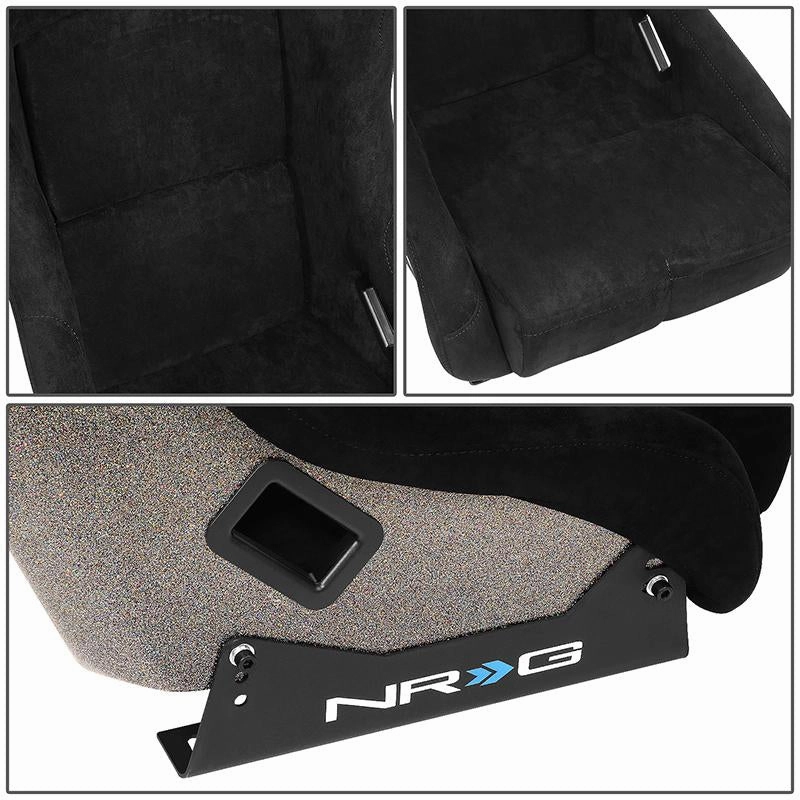 1 Piece Medium Alcantara Prisma Ultra Fixed Bucket Racing Seat <br>Universal