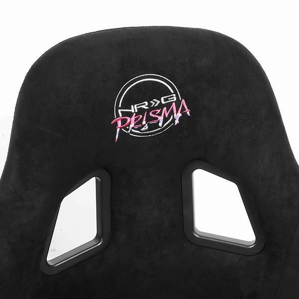 1 Piece Medium Black Alcantara Full Bucket Racing Seat <br>Universal