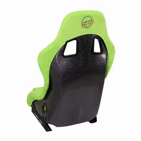 1 Piece Medium Green Alcantara Fabric Bucket Racing Seat <br>Universal