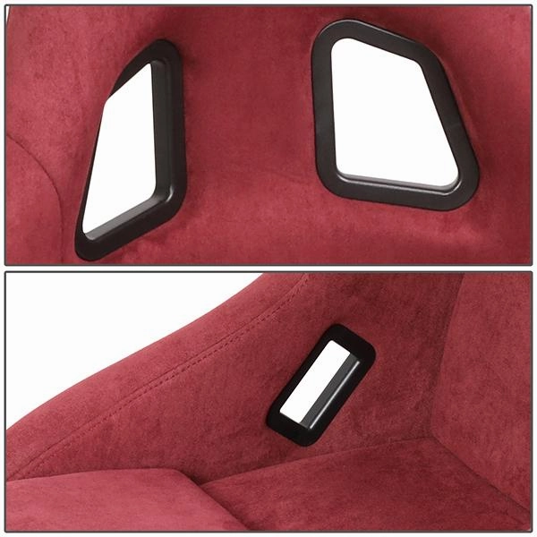 1 Piece Medium Size Alcantara Cover Bucket Racing Seat <br>Universal