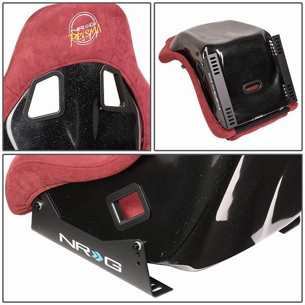 1 Piece Medium Size Alcantara Cover Bucket Racing Seat <br>Universal