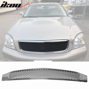 2000-2005 Cadillac Deville Diamond Mesh Style Chrome Front Grill ABS