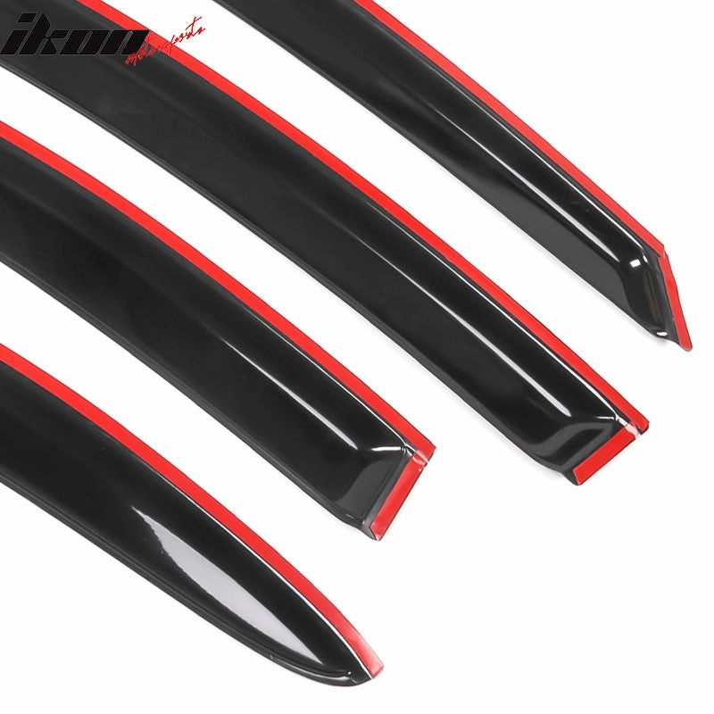 2000-2005 Dodge Neon Side Visor Windows Sun Deflectors Set Acrylic