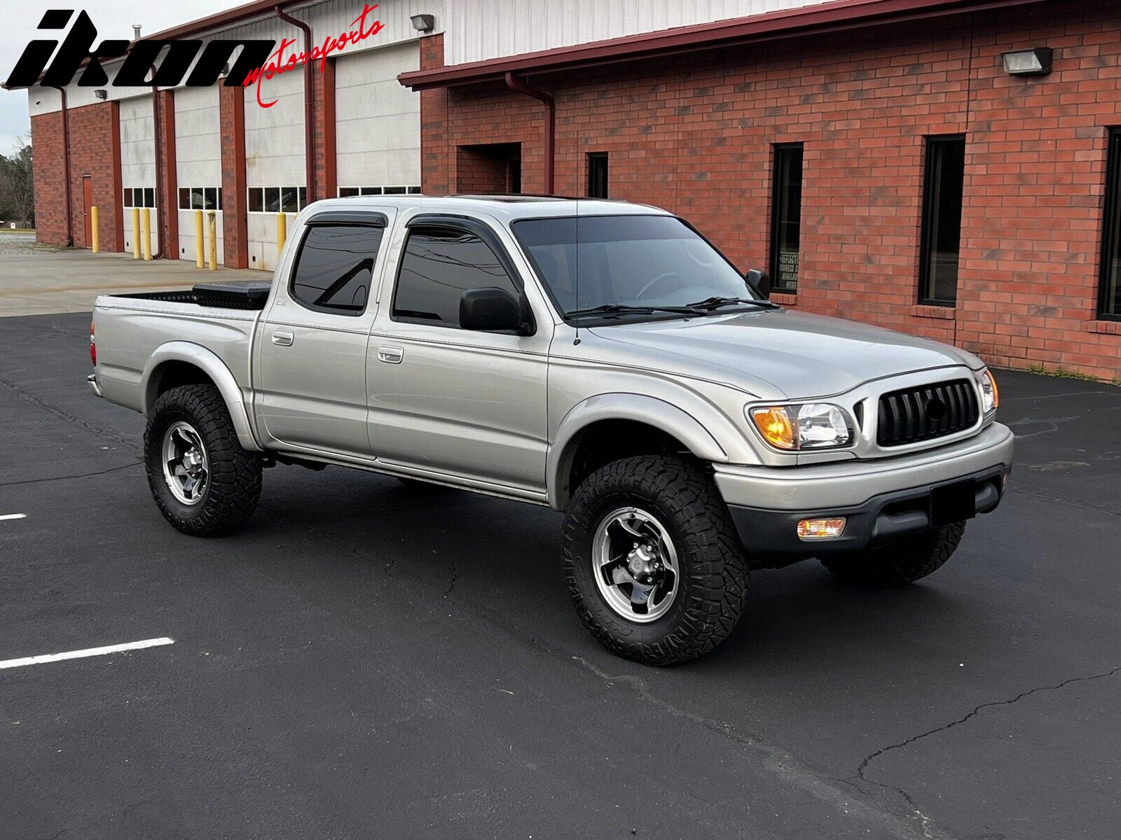 2001-2004 Toyota Tacoma Slim Style Smoke Visor Window Guard Acrylic