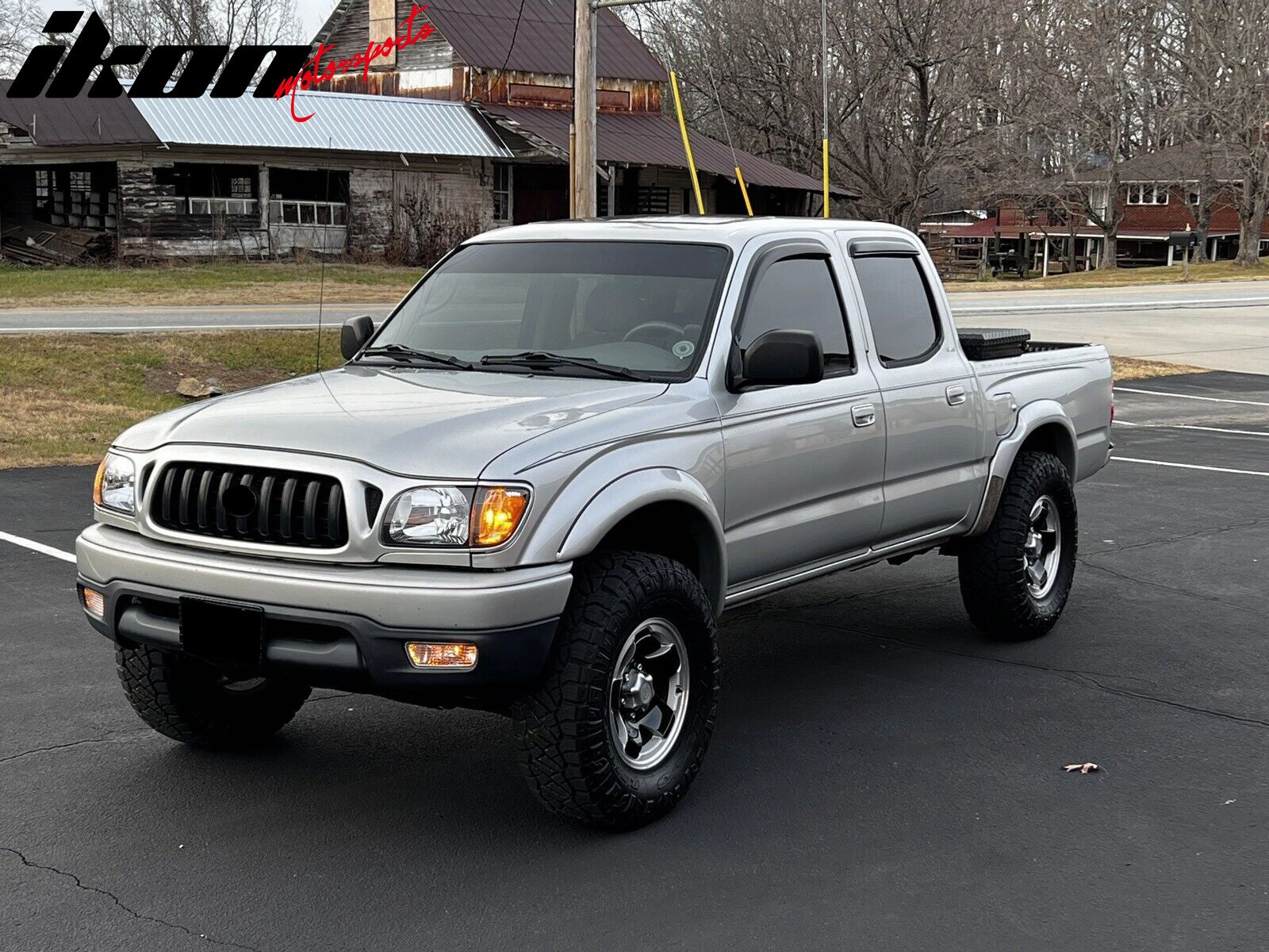 2001-2004 Toyota Tacoma Slim Style Smoke Visor Window Guard Acrylic