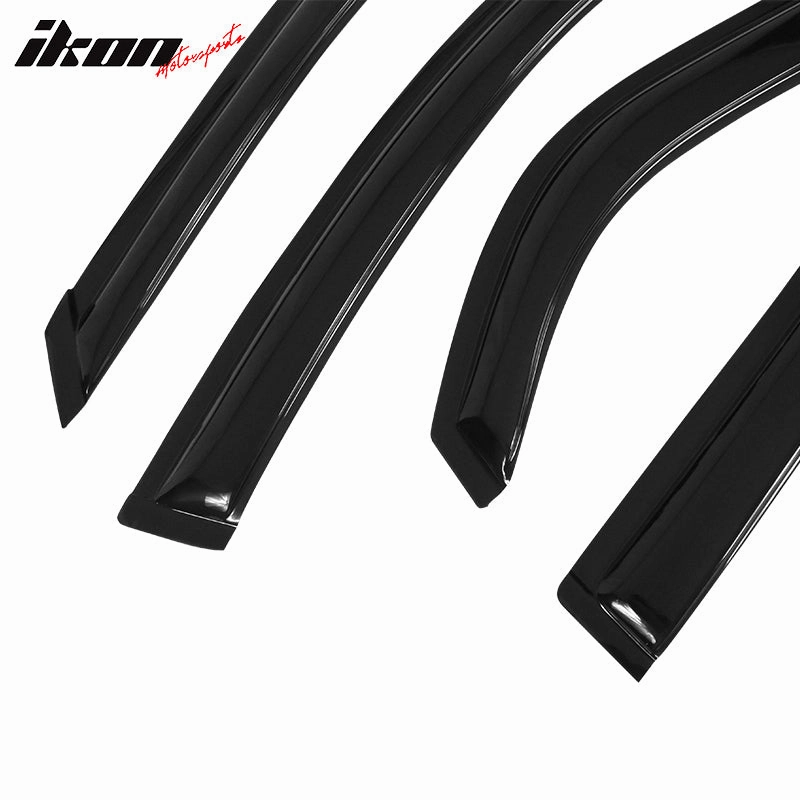 2001-2006 Acura MDX Slim Style Smoke Visor Windows Rain Guard Acrylic