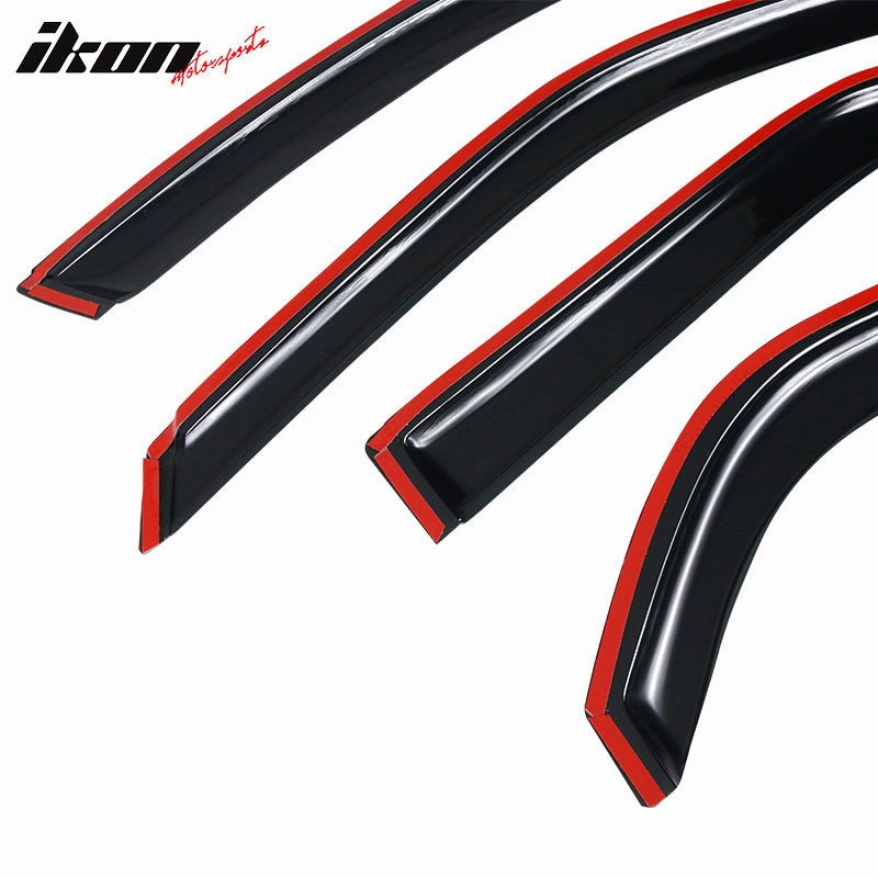 2001-2006 Acura MDX Slim Style Smoke Visor Windows Rain Guard Acrylic