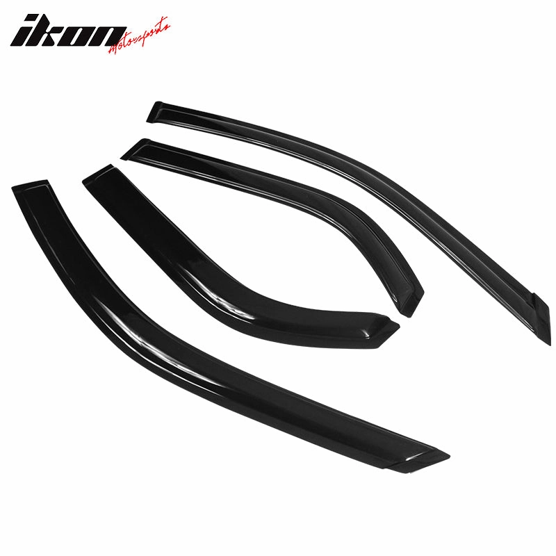 2001-2006 Acura MDX Slim Style Smoke Visor Windows Rain Guard Acrylic