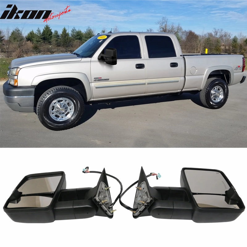 2002-2007 Silverado Tow Mirrors Power Heated Signal Arrow Light