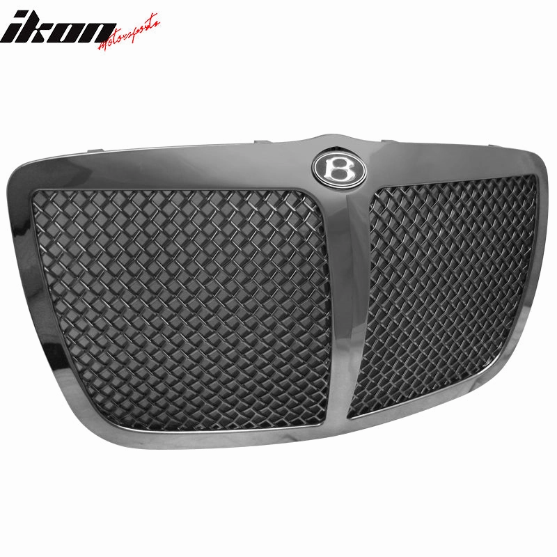 2005-2008 Chrysler 300 300C Front B Mesh Grill Hood Grille B Emblem