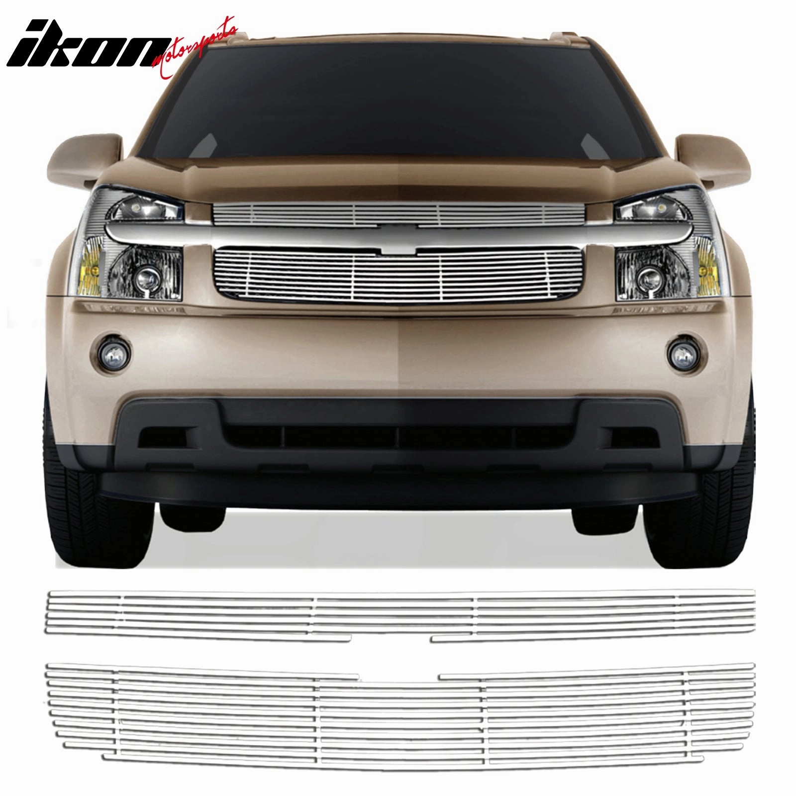 2005-2009 Chevy Equinox Billet Stainless Steel Upper Grille Inserts