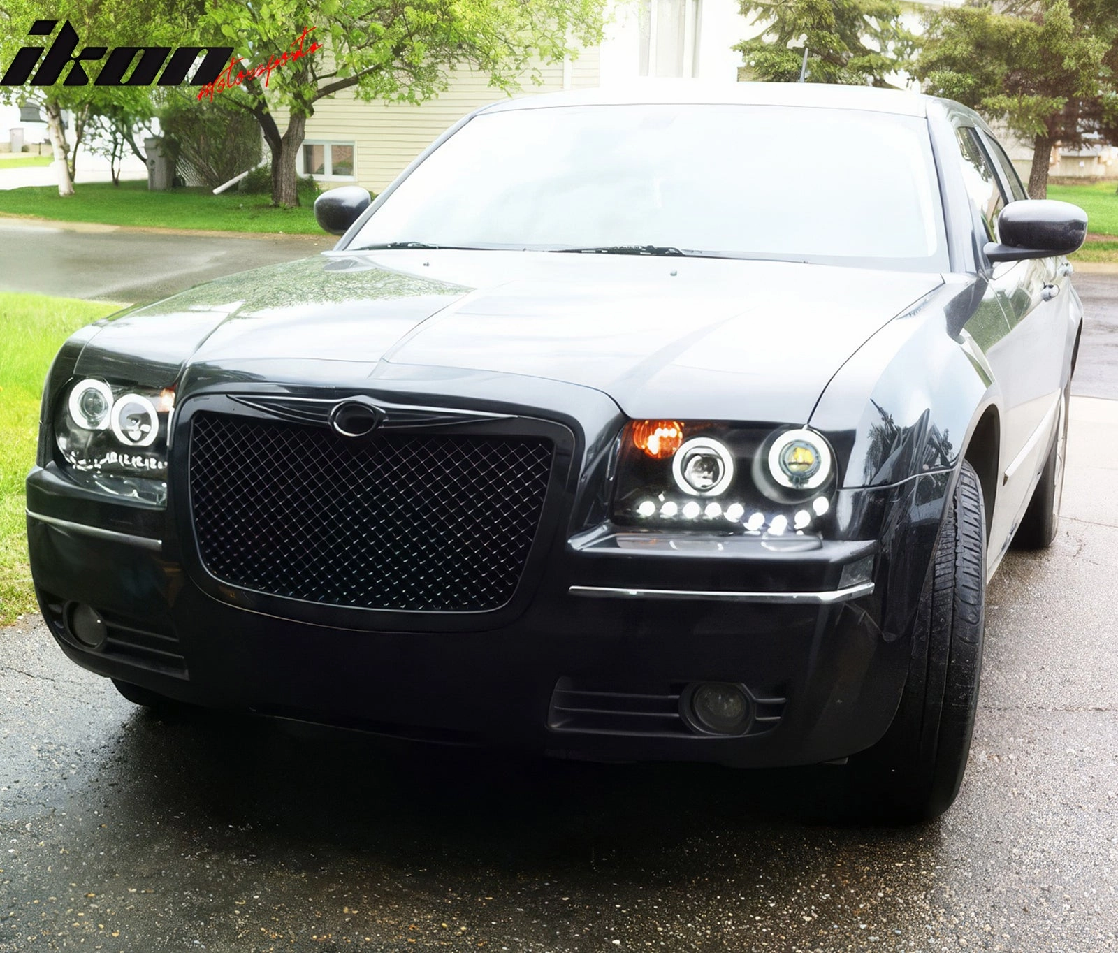 2005-2010 Chrysler 300 300C Bentley Style Front Upper Grille B Emblem