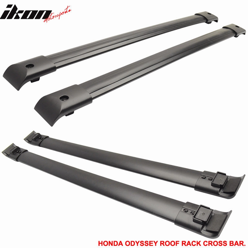 2005-2010 Honda Odyssey Van OE Black Top Roof Rack Cross Bar Aluminum